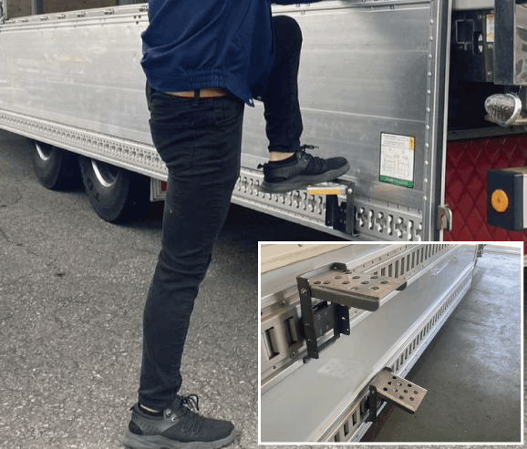 コンパクト荷台昇降設備【あおりステップ】物流機器の厳選プロツール 