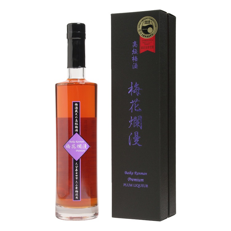 おおやま夢工房 高級梅酒 梅花爛漫プレミアム（500ml）（専用化粧箱