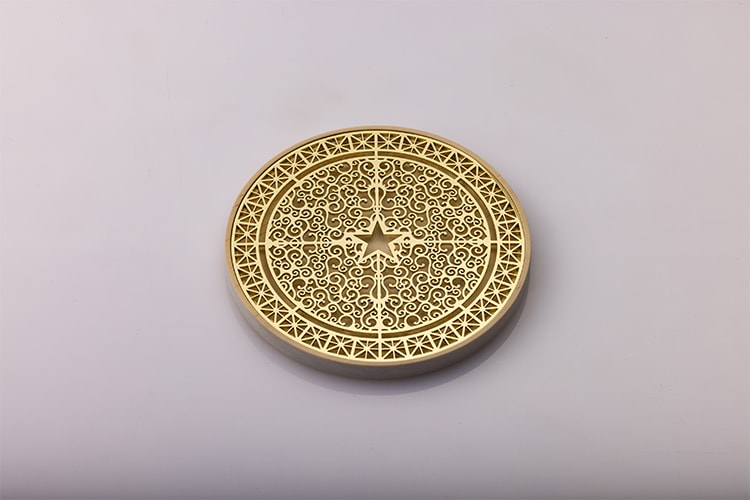 みーた おまとめ買い 真鍮 花リム 丸 コースター 4点 ドイツ みーた お