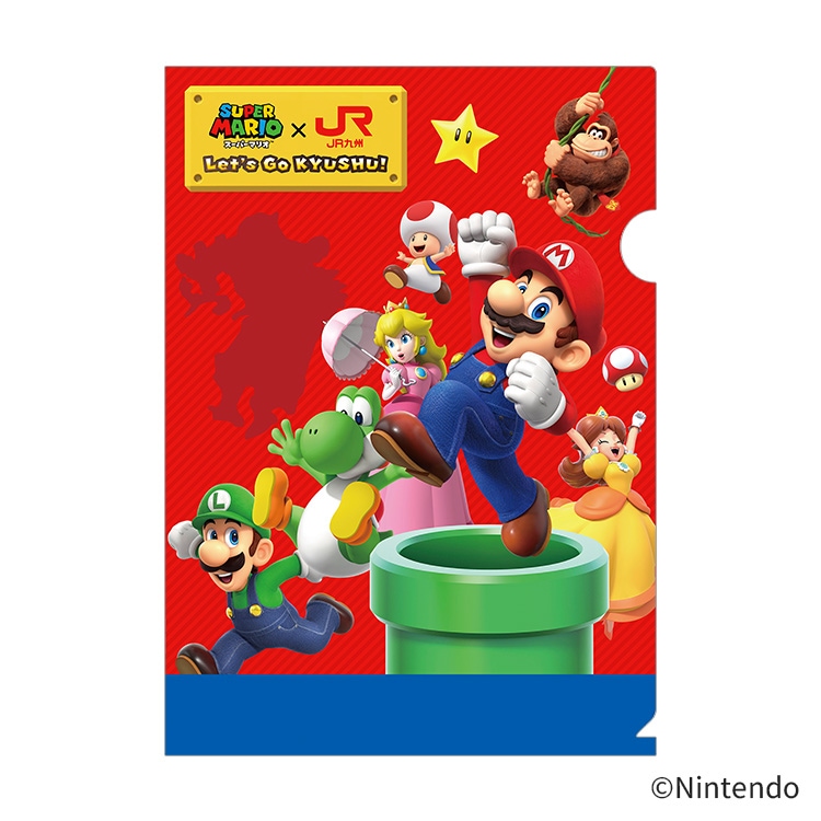 スーパーマリオ×JR九州」オリジナル クリアファイル | カテゴリーから