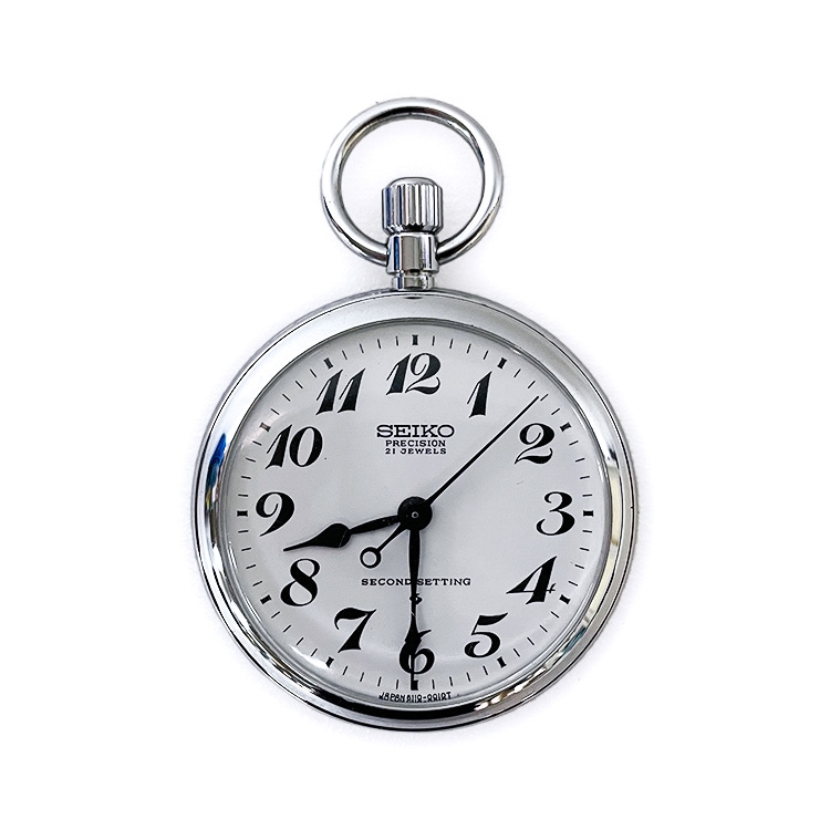 懐中時計 (裏面刻印：鹿鉄) (針が停止したもの)【先着販売：小倉】【第