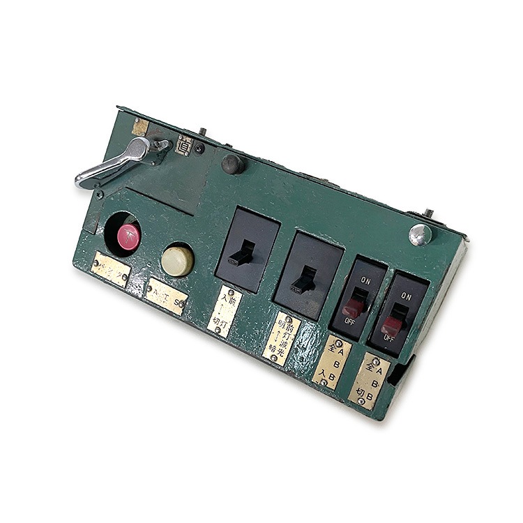 【希少品】小田急電鉄 金属製プレート 4121 取り外し品 当時物 415系 運転席機器 (交直切換スイッチ付き)【先着販売：小倉】【第53回
