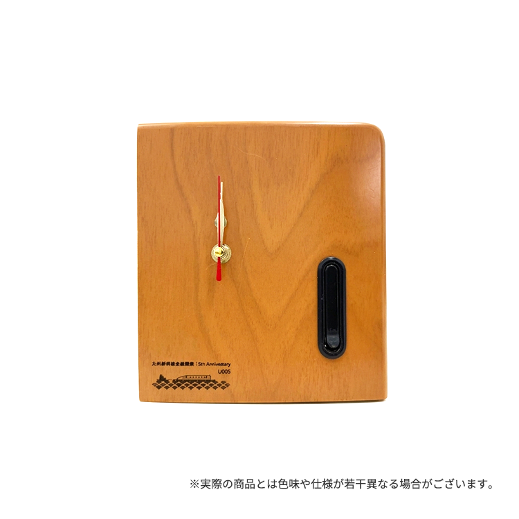 九州新幹線全線開業15周年 800系U005編成座席背面⇒置時計