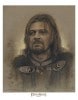 JERRY VANDERSTELT ロードオブザリング　ボロミアのアンティークアートプリント|The Lord of the Rings 【ロード・オブ・ザ・リング】