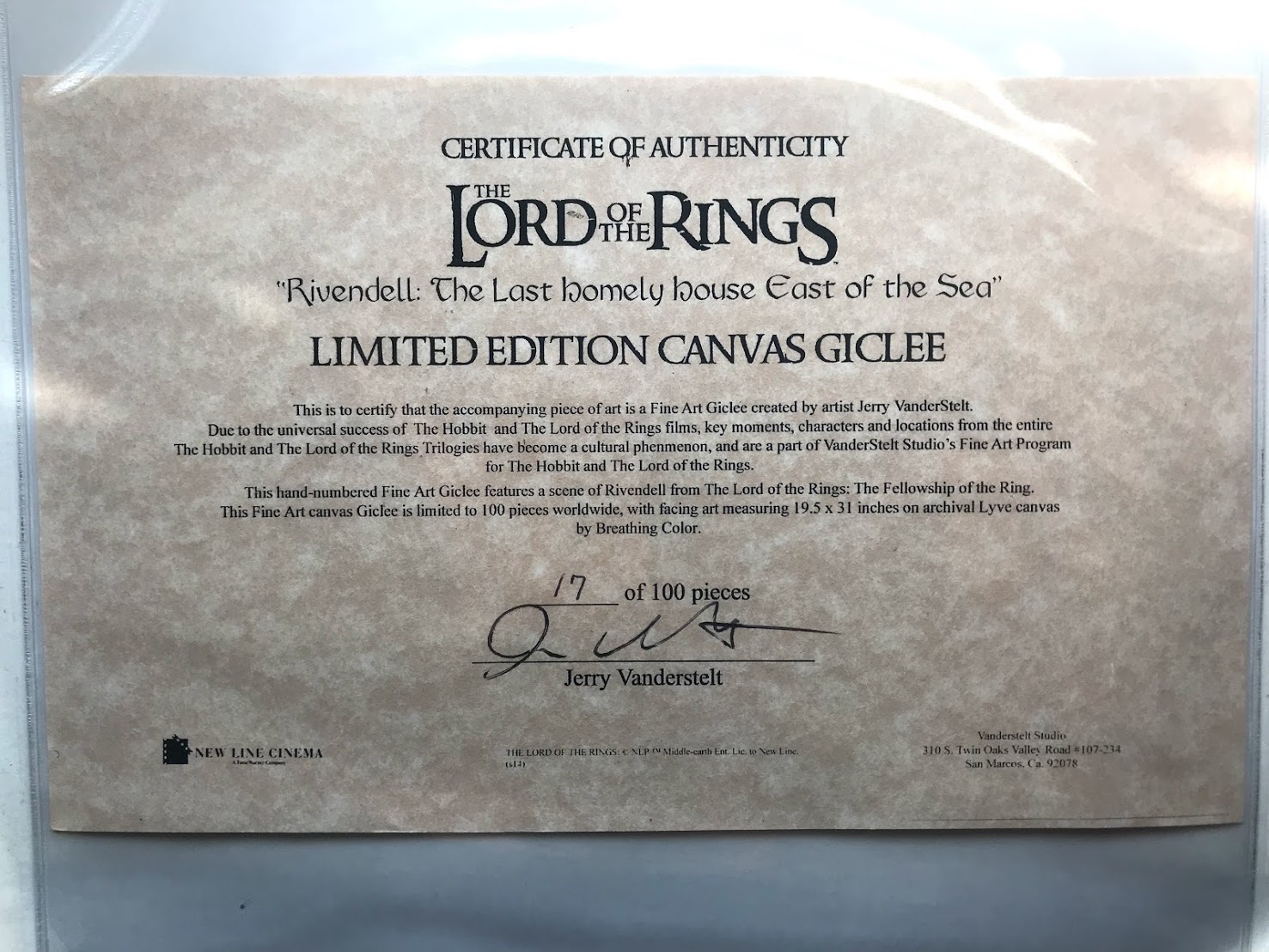 WETA TENZAN | ロード・オブ・ザ・リング リベンデル（裂け谷