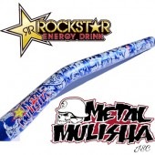 メタル マリーシャ x ロックスター ハンドル Dトラ YZR XR CRF 外装 WR CRM セロー DT KDX DR KSR TT RMX XT ZETA KX YZF KTM モタード オ|