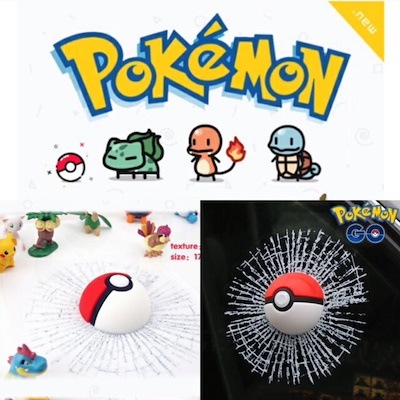 ポケモンボール 3d ステッカー ステッカー Junk Street Custom