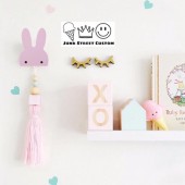 送料無料 インテリア　ウッド　フック　北米 女の子 男の子 子供服 キッズ 星 うさぎ モノトーン 北欧 雲 クラウド 木のおもちゃ ウッドオブジェ 女の子 男の子 ウッド ウオール ベビールー|真鍮