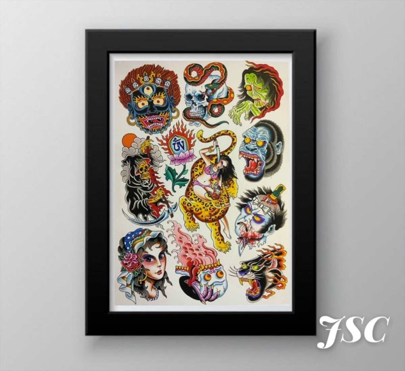 ポスター,タトゥー | Junk Street Custom