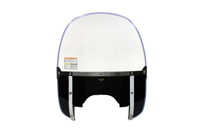 ハーレー FL パンヘッド ウィンドウシールド セット クリア ブラック