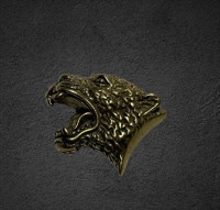 ハーレー パンサー コンチョ 真鍮