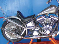ハーレー マフラー エキゾーストヘッダーセット クローム FXST ソフテイル