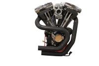 ハーレー マフラー エボリューション ヘッダー セット ブラック ソフテイル