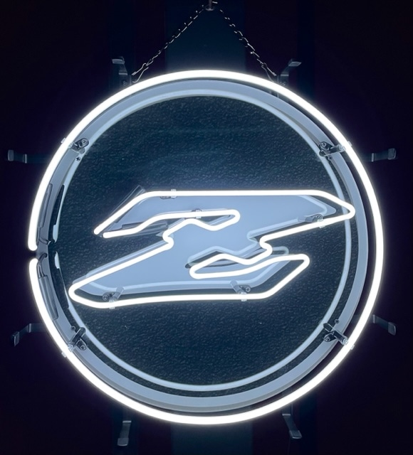 日産エンブレム ディーラー看板 ネオン 100V ガレージインテリアに 日産エンブレム ディーラー看板 ネオン 100V ガレージインテリアに