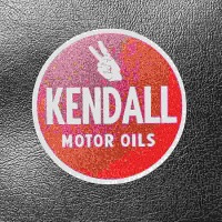 ケンダル モーターオイル 反射 防水 ステッカー SH32