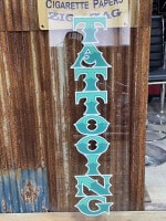 超特大★ TATTOO 看板 タトゥー　アクリル