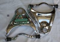 インパラ 58-64 クローム メッキ アッパーアーム セット 新品 J153011