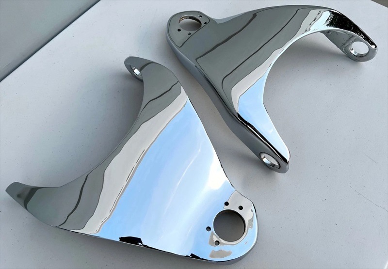 インパラ 58-64 クローム メッキ アッパーアーム セット 新品 1.5