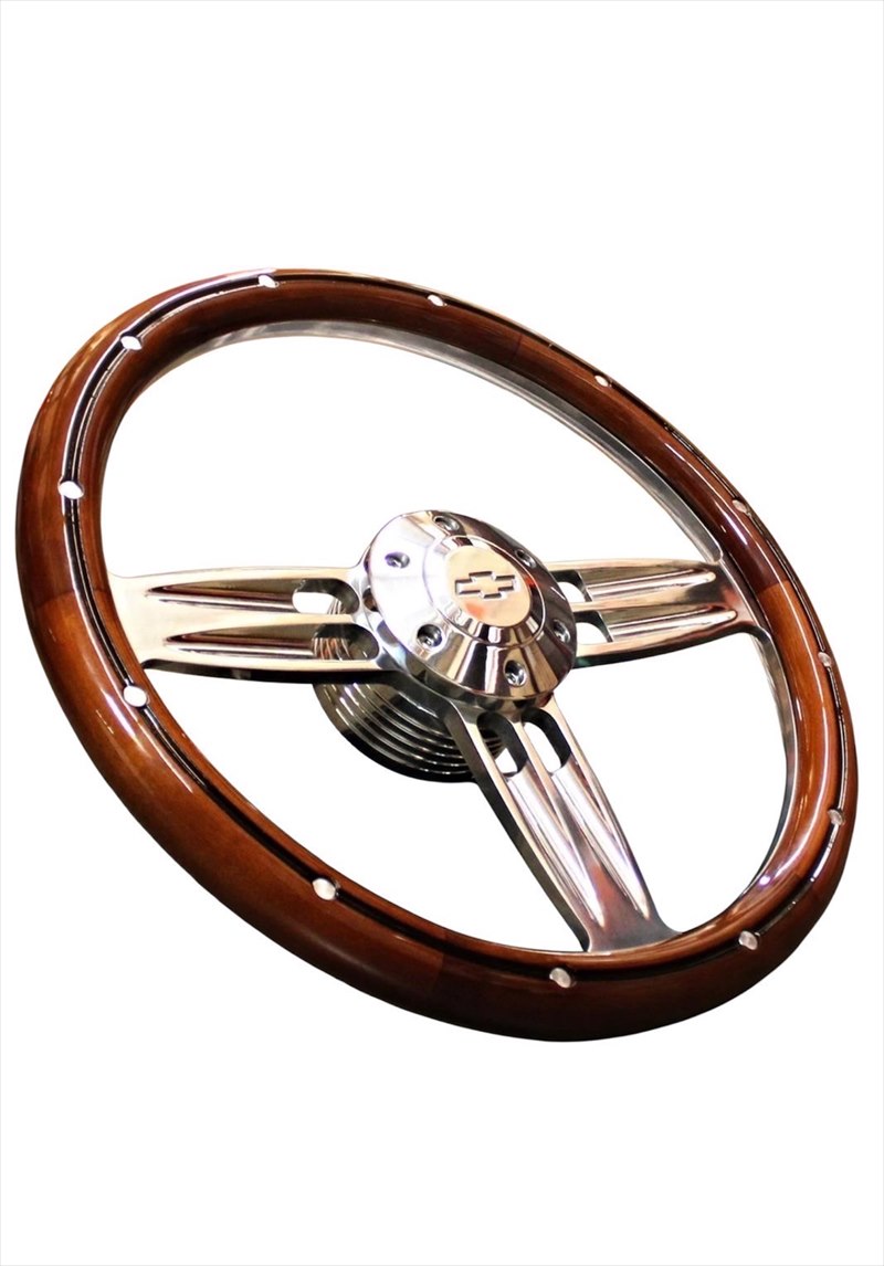 シボレー ウッド ステアリング 14インチ | 車 関連 - CAR,シボレー