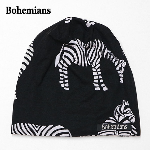 ボヘミアンズ/BOHEMIANS ラブゼブラワッチキャップ 帽子 シマウマ LOVE ZEBRA WATCH CAP BH09 メンズ レディース【メール便可能】