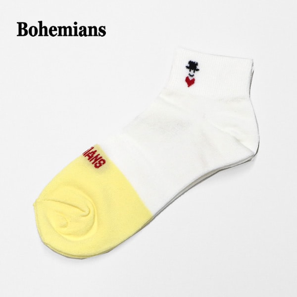 ボヘミアンズ/BOHEMIANS ツートントゥショートソックス ラブ&ハット 靴下 2TONE TOE SHORT SOCKS BSX-31 レディース メンズ【メール便可能】