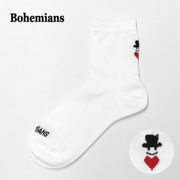 ボヘミアンズ/BOHEMIANS バックラブ&ハットソックス 靴下 BACK LOVE&HAT SOCKS BSX-22 レディース メンズ【メール便可能】