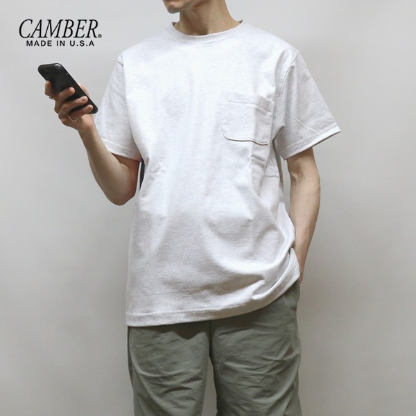 キャンバー/CAMBER マックスウェイトポケット半袖Tシャツ ヘビーウェイトポケTEE 700085553 メンズ レディース【1点のみメール便可能】