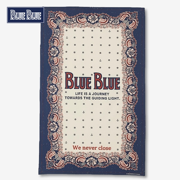 ブルーブルー/BLUE BLUE ペイズリーサラサ アンティークウォッシュ 大判更紗 1000943 メンズ レディース