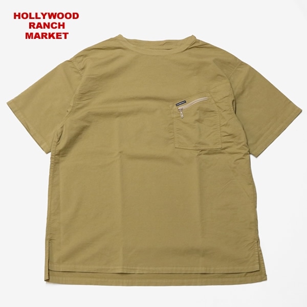 ハリウッドランチマーケット/HOLLYWOOD RANCH MARKET フィールソーグッドプルオーバースモック プルオーバー半袖シャツ ストレッチ ハリラン 1006641 メンズ