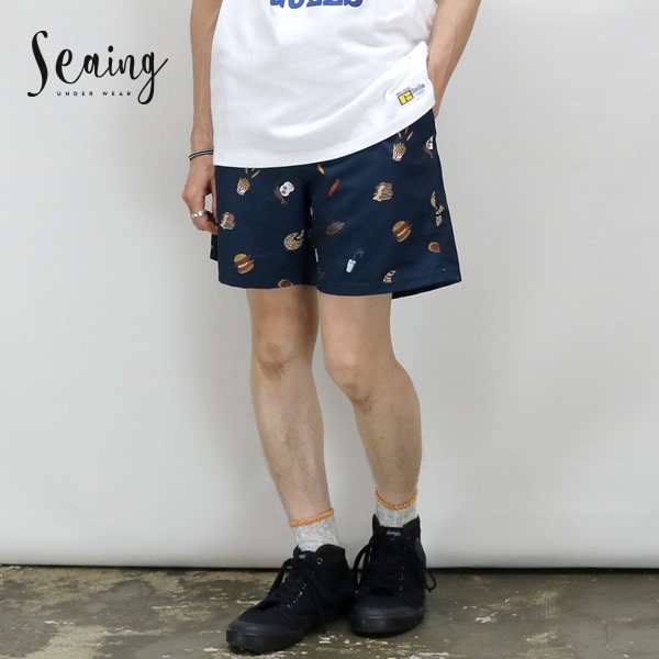 シーング/Seaing SURF LIFE ボードショーツ 水陸両用ショートパンツ バギーショーツ メンズ【メール便可能】