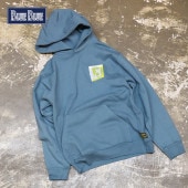 ブルーブルー×サウザンマニュファクチャリングカンパニー/BLUE BLUE×SOUTHERN MFG CO. 2TONE B CRACK SWEAT PULL HOODIE スウェットパーカー 100