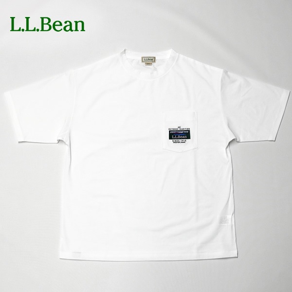 エルエルビーン/L.L.Bean ビーンズカタディンポケットTシャツ 半袖Tシャツ 速乾素材 ゆったり Bean's Katahdin Pocket T 3275-2032 メンズ レディース【1点のみメール便可能】