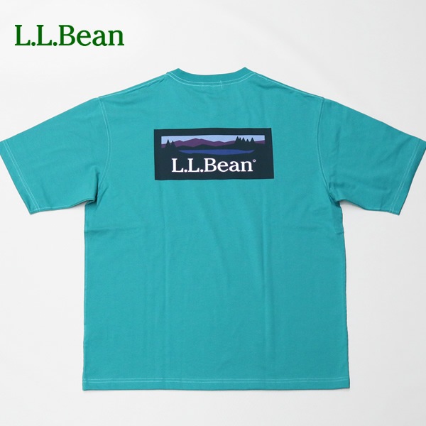エルエルビーン/L.L.Bean ビーンズバックカタディンTシャツ 半袖Tシャツ 速乾素材 ゆったり Bean's Back Katahdin-T 3275-2024 メンズ レディース【1点のみメール便可能】