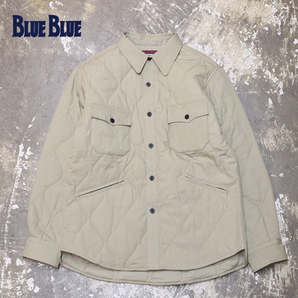 ブルーブルー/BLUE BLUE キルティングコットンCPOシャツジャケット 1006732 メンズ レディース