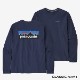 パタゴニア/patagonia メンズロングスリーブP-6ロゴレスポンシビリティー 長袖Tシャツ ロンT バックプリント M's L/S P-6 LOGO RESPONSIBILI-TEE 38518 メンズ レディース【正規品】【1点のみメール便可能】