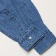 ボヘミアンズ/BOHEMIANS デニムスタンドカラーシャツ バンドカラー長袖シャツ デニムシャツ DENIM STAND COLLAR SHIRTS BS10 メンズ レディース