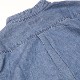 ボヘミアンズ/BOHEMIANS デニムスタンドカラーシャツ バンドカラー長袖シャツ デニムシャツ DENIM STAND COLLAR SHIRTS BS10 メンズ レディース