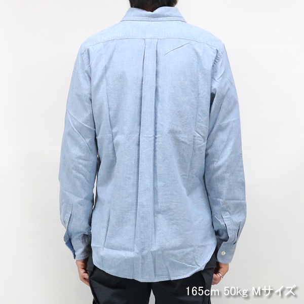 ボヘミアンズ/BOHEMIANS シャンブレーレギュラーカラー長袖シャツ ラブ&ハット CHAMBREY REG L/S SHIRTS BS100 メンズ レディース