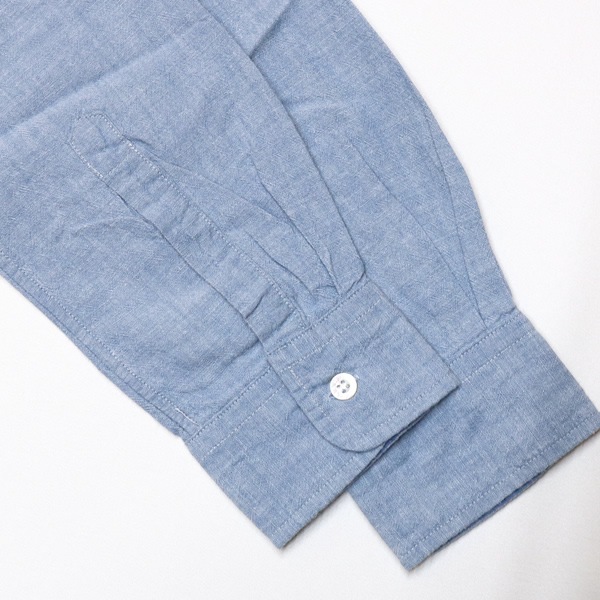 ボヘミアンズ/BOHEMIANS シャンブレーレギュラーカラー長袖シャツ ラブ&ハット CHAMBREY REG L/S SHIRTS BS100 メンズ レディース