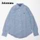 ボヘミアンズ/BOHEMIANS シャンブレーレギュラーカラー長袖シャツ ラブ&ハット CHAMBREY REG L/S SHIRTS BS100 メンズ レディース