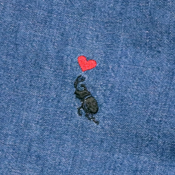 ボヘミアンズ/BOHEMIANS デニムボタンダウン長袖シャツ デニムシャツ カブトムシ DENIM BD L/S SHIRTS BS210 メンズ レディース