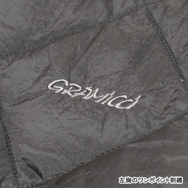 グラミチ×タイオン/Gramicci×TAION インナーダウンジャケット クルーネック ノーカラー 軽量 800フィルパワー INNER DOWN JACKET G4FU-J101-TG メンズ レディース 2024秋冬 国内正規品