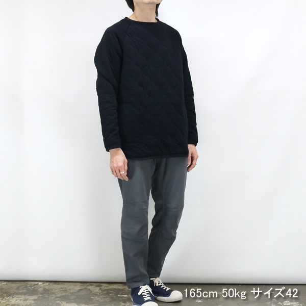 スピナーベイト/SPINNER BAIT ミリタリーキルトラグランプルオーバー コットンキルトロングスリーブ 1022MK メンズ レディース