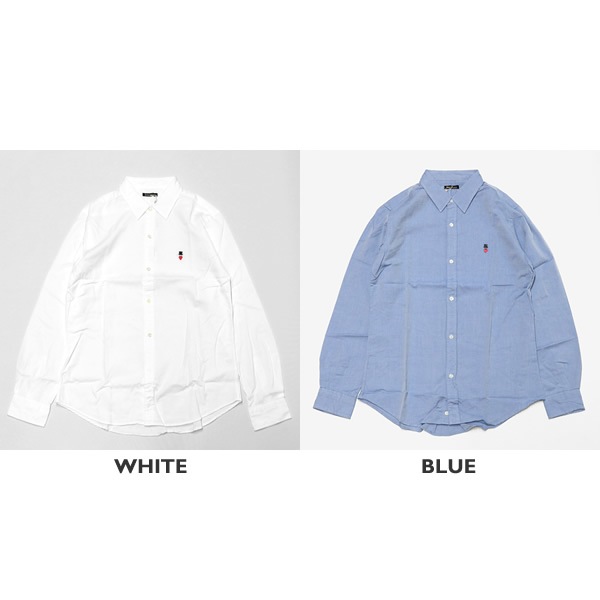 ボヘミアンズ/BOHEMIANS オックスフォードレギュラーカラー長袖シャツ ラブ&ハット OX REG L/S SHIRTS BS100 メンズ