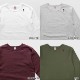 ボヘミアンズ/BOHEMIANS スパンリブクルーネックロングスリーブTシャツ ストレッチ長袖Tシャツ BT-60 メンズ レディース【1点のみメール便可能】