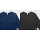 ボヘミアンズ/BOHEMIANS スパンリブクルーネックロングスリーブTシャツ ストレッチ長袖Tシャツ BT-60 メンズ レディース【1点のみメール便可能】
