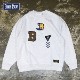 ブルーブルー×サウザンマニュファクチャリングカンパニー/BLUE BLUE×SOUTHERN MFG CO. B PATCH ACADEMY クルーネックスウェット 長袖トレーナー 1002991 メンズ レディース