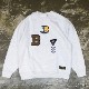 ブルーブルー×サウザンマニュファクチャリングカンパニー/BLUE BLUE×SOUTHERN MFG CO. B PATCH ACADEMY クルーネックスウェット 長袖トレーナー 1002991 メンズ レディース