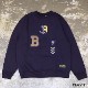 ブルーブルー×サウザンマニュファクチャリングカンパニー/BLUE BLUE×SOUTHERN MFG CO. B PATCH ACADEMY クルーネックスウェット 長袖トレーナー 1002991 メンズ レディース