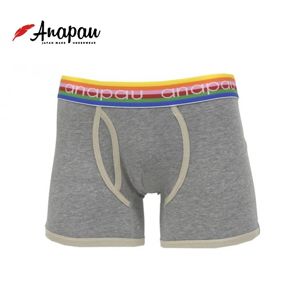 アナパウ/Anapau 無地ボクサーパンツ ボクサーブリーフ アンダーウェア メンズ下着 1911 メンズ【メール便可能】